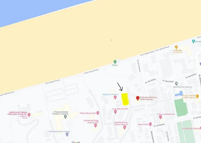 Apartamento T2 Front De - Proche Thalasso Cabourg